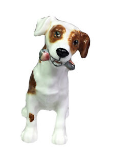 Royal Doulton Jack Russell Terrier Dog Figurine With Bone Hn 1159