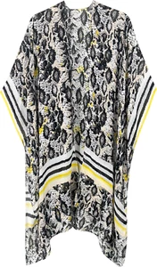 Women'S Kimono Cardigan Summer Swimsuit Coverups Beach Cover up with Floral Prin - Picture 1 of 51
