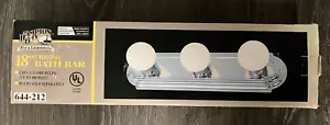 Hampton Bay 18" Chrome Bath Bar 3 Light Vanity light -  BRAND NEW IN BOX - Picture 1 of 1