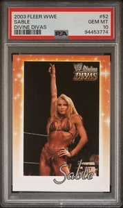 Sable 2003 Fleer Wwe #52 Divine Divas Swimsuit PSA 10 Highest POP 3 - Picture 1 of 2