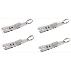 Outdoor   Clip Flashlight Clip Small Mountaineering Hook Stainless Steel 4727