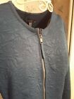 Isaacmizrahi Live ladies quilted top/ jacket size m