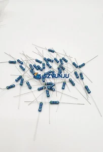 1/2W 0.5W carbon film fixed resistors 1R-10M ohm resistors 1K 10K 100K 5% X 100 - Picture 1 of 3