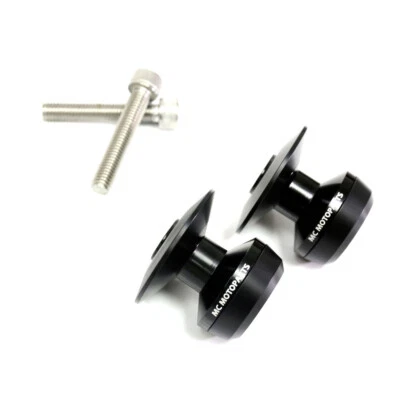 Carretes basculantes traseros CNC de pared negros de 8 mm para Suzuki GSX250R 17-23 22 21 20 19 18 Foto 1 de 4