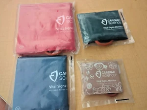 4 Polsini Pressione Sanguigna Cardiac Science Assortiti Extra Large-Adulto-Bambino-Neonato - Foto 1 di 2
