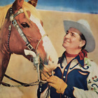 Carnet de notes de musique country années 1950 vintage en papier tablette cheval cow-boy A265