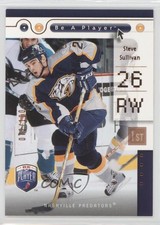 2005-06 Upper Deck Be a Player First Period /100 Steve Sullivan #50