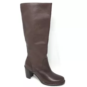 NEW Indigo by Clarks Mission Brynn Knee High Boots Shoes Womens Size 6 Brown - Picture 1 of 9