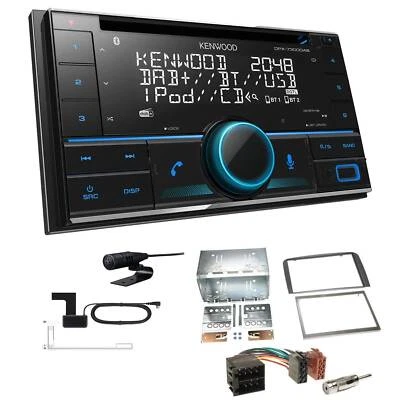Kenwood DPX-7300DAB Autoradio Bluetooth DAB+ für Alfa Romeo 147 (937) schwarz - Bild 1 von 4