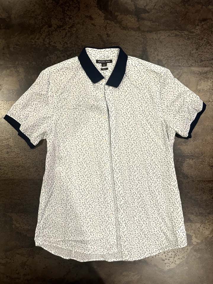 Tech N9ne's Closet - Michael Kors Collar, Short-sleeve, Button up Shirt - Image 1 of 1