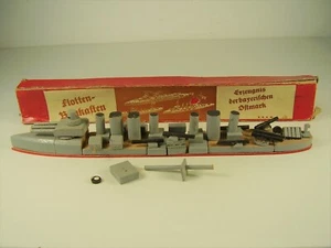Antiker Holzbaukasen " Flotten Baukasten " 2 WK in OVP vor 1945 - Bild 1 von 5