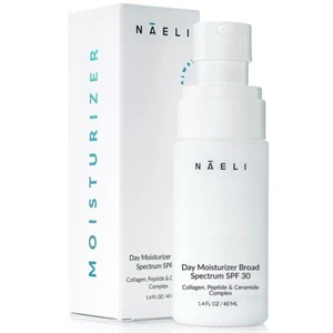 NAELI Face Moisturizer with SPF 30, Anti Aging Collagen & Peptide Cream, 1.4 oz - Picture 1 of 8