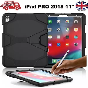 Shockproof Heavy Duty Rubber Hard Case for iPad PRO 11 2018 A1980/A1934/A2013 - Picture 1 of 8