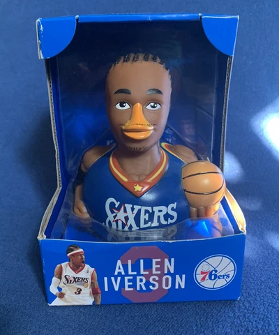 Allen Iverson CelebriDuck. 2014 Philly 76ers Retirement Giveaway Original Box Cover