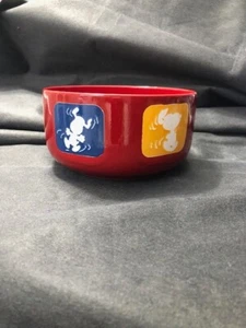 Rare Waechtersbach Germany Red Peanuts Snoopy Serving Bowl - Picture 1 of 4