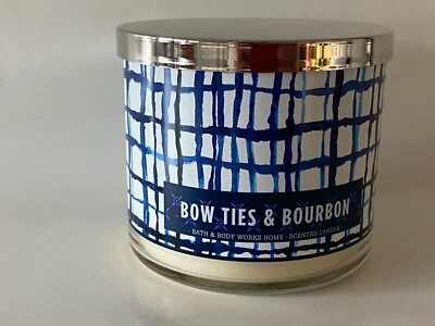 Bath & Body Works Kerze 3-Docht-Duftkerze "Bow Ties & Bourbon" - Bild 1 von 2