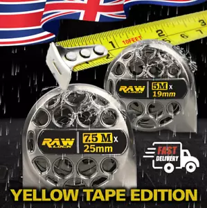 UK STANDARD PREMIUM Tape Measure Waterproof Yellow Nickel 5m & 7.5m - CM & INCH - Picture 1 of 8