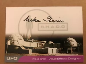 SERIE UFO 2: TARJETA DE AUTÓGRAFO: AJUSTE DE MIKE - EFECTOS VISUALES MT1 - TINTA NEGRA - Imagen 1 de 1