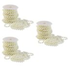 30 M Pearl Bead Chain Beaded Curtian Beads for Crafts Crystal