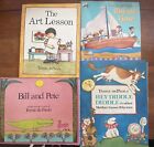 4 Tomie dePaola books-Rhyme Time-Hey Diddle Diddle-Bill & Pete-The Art Lesson