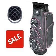 ORLIMAR Ensemble Femmes chariot de golf Sac 14 Way Divider Noir/Rose Nouveau