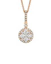 Le Vian 14K Rose Gold 0.68 Ct. Tw. Diamond Necklace Women's