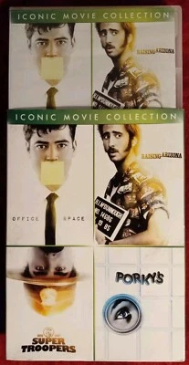 ICONIC MOVIE DVD Office Space/Raising Arizona/Super Troopers/Porkys - New Sealed - Image 1 of 4