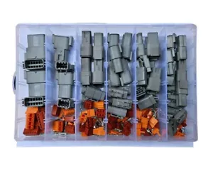 25pcs Deutsch DTM Automotive Connector Assortment Kit Waterproof 2,3,4,6,8 & 12 - Picture 1 of 1