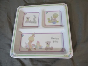 Precious Moments Melamin Schnittteller Precious Baby Enesco 1990 - Bild 1 von 6
