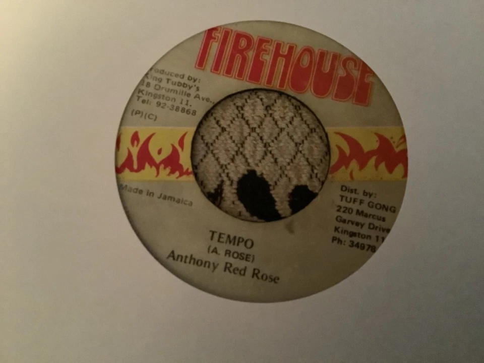 Anthony Red Rose , Tempo , Crank Angle    ,  7”  Firehouse - Image 1 of 1