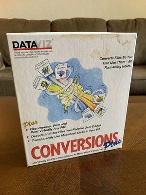 DataViz Conversions Plus for Windows 95, CD - Open Mac discs and files and MORE! - Image 1 of 4