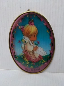 Precious Moments Niña Enesco Con Ganso Artcatcher Adorno Colgante 1995 Nuevo - Imagen 1 de 6