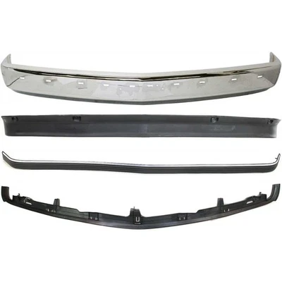 Bumper Kit For 1994-1999 Chevrolet K1500 Suburban C1500 Suburban Front Chrome - Image 1 of 4