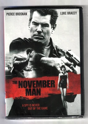 SEALED NEW DVD: THE NOVEMBER MAN Pierce Brosnan Luke Bracey Spy Thriller Rated R - Image 1 of 3