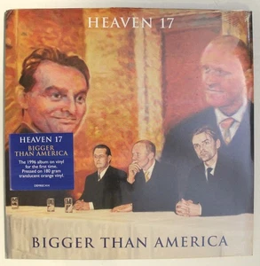 Heaven 17 Bigger Than America LP 180g Orange Vinyl Synthpop New Wave - Picture 1 of 3