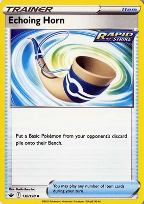 2021 Pokémon Chilling Reign #136/198 Echoing Horn - Image 1 of 3