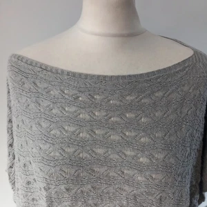 Top túnica larga jersey tejido abierto 100 % algodón Celtic and Co S capas grandes - Imagen 1 de 11