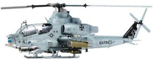 1:35 Academy Bell Ah-1Z Usmc Shark Mouth Helicopter Corps Marines Kit AC12127 Mo
