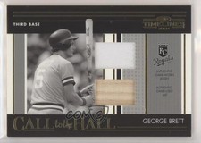 2004 Donruss Timelines Call to the Hall Combo Materials /125 George Brett HOF