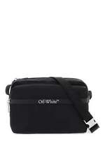 NEW Off-white outdoor shoulder bag OMNQ081S24FAB001 BLACK NO COLOR AUTHENTIC NWT