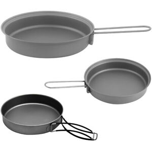 TOAKS Lightweight Titanium Frying Pan with Foldable Handle - Outdoor Camping
