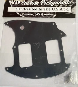 Schlagbrett für Squier Bullet Mustang HH 3-lagig schwarz/weiß/schwarz Made in USA von WD - Bild 1 von 7