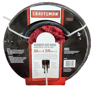 Craftsman 50 pies L x 3/8 pulgadas I.D. Manguera de aire de goma - Imagen 1 de 7