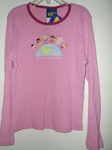 CAMISETA nueva talla L (6/6x) niños niñas un mundo de amistad de DISNEY CLASSICS - Imagen 1 de 3