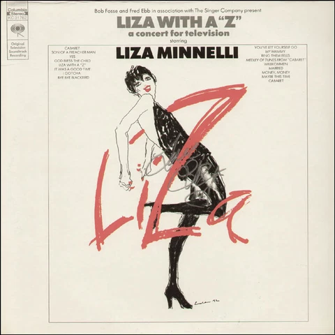 LIZA MINNELLI - RECORD ALBUM COVER SIGNED Cover