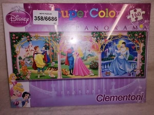 Clementoni 160pz Puzzle Panorama Principesse Disney Nuovo e Sigillato - Foto 1 di 3
