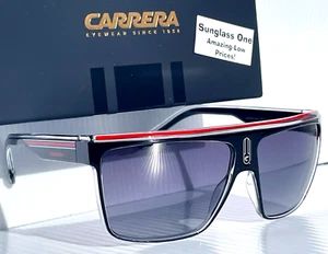 New CARRERA Black Red Translucent Frame GRADIENT Grey Lens Sunglass 22/N T4O9O - Picture 1 of 14