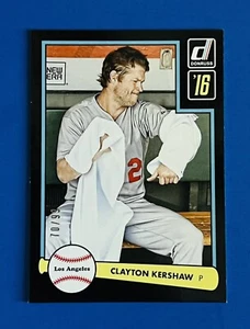 2016 Donruss Clayton Kershaw 1982 Black Border Parallel Card #D82-8; #d /99 - Picture 1 of 2