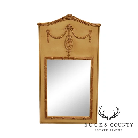 Italian Renaissance Style Painted Wall Mirror Cover