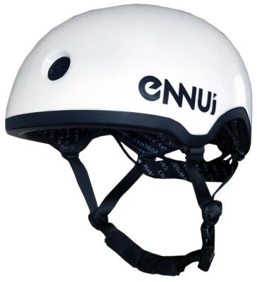 ENNUI Elite Stunt white Helmet Helm Helmut Skateboard Bike Inline Peak BMX WCMX - Bild 1 von 2